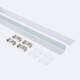 Imagem de Perfil Alumínio Superfície para Fita LED até 20 mm com Tampa Contínua