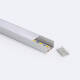 Imagem de Perfil de Alumínio Superfície com Tampa Contínua para Fitas LED até 20mm