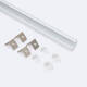 Imagem de Perfil Alumínio Esquina 2m para Fita LED até 11 mm