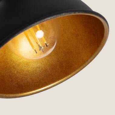 Imagen de Lámpara de Techo Orientable Metal 2 Focos Negro Emer