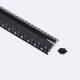 Imagen de Perfil Aluminio Integrado en Escayola/Pladur Esquina Arista Tira LED hasta 9 mm con Tapa Continua