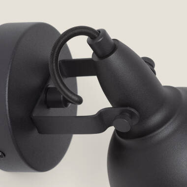 Imagen de Lámpara de Pared Orientable Metal 1 Foco Emer Negro