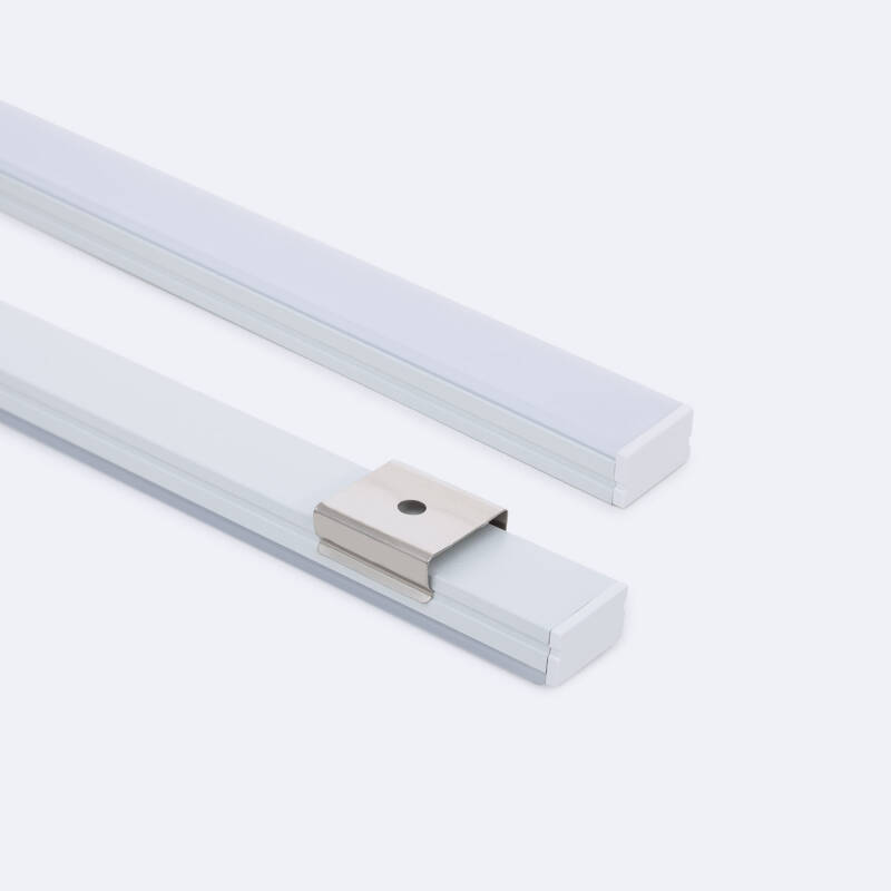 Imagen de Perfil Aluminio Superficie 2m para Tira LED hasta 10 mm