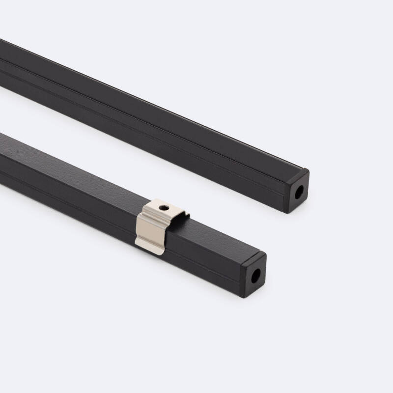 Imagem de Perfil Alumínio Superfície para Fita LED até 8 mm com Tampa Contínua