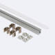 Imagen de Perfil Aluminio Superficie para Tira LED hasta 8 mm con Tapa Continua