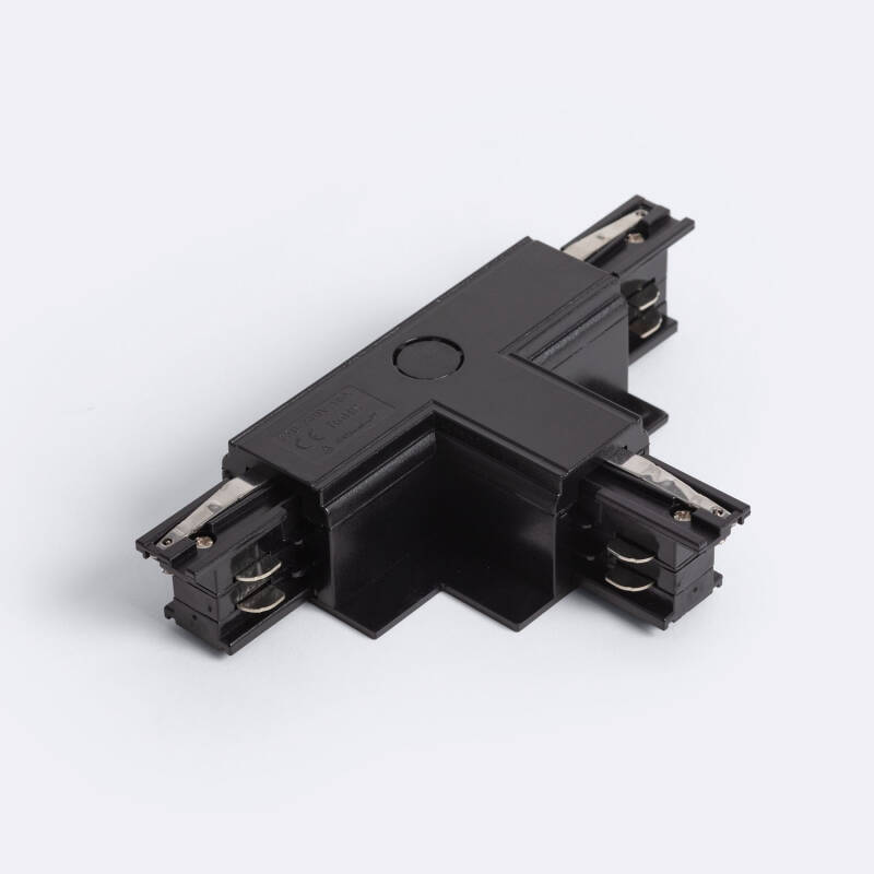 Imagem de Conector 'Left Side' Tipo T para Carril Trifásico Borgia Encastrável Alumínio