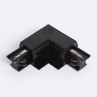 Conector 'Left Side' Tipo L para Carril Trifásico Borgia Encastrável Alumínio