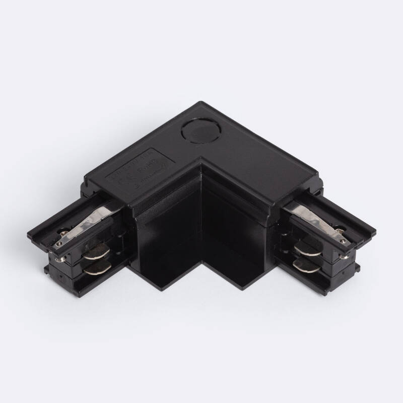 Imagem de Conector 'Left Side' Tipo L para Carril Trifásico Borgia Encastrável Alumínio