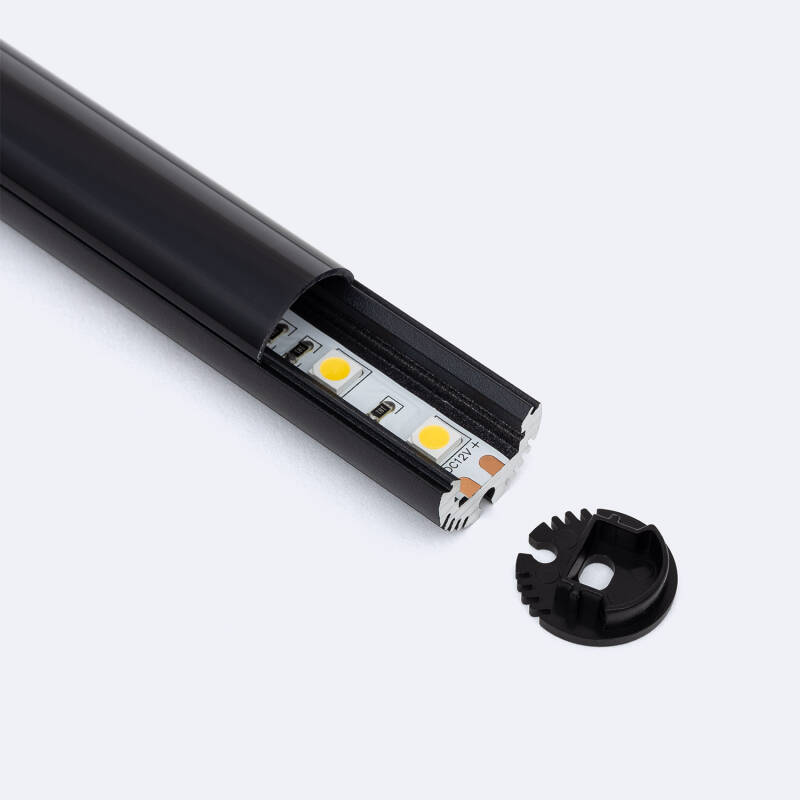 Imagen de Perfil de Aluminio Redondo Colgante para Tira LED hasta 11 mm