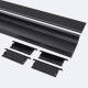 Imagen de Perfil de Aluminio Empotrable Gran Tamaño con Tapa Continua para Tiras LED hasta 60mm