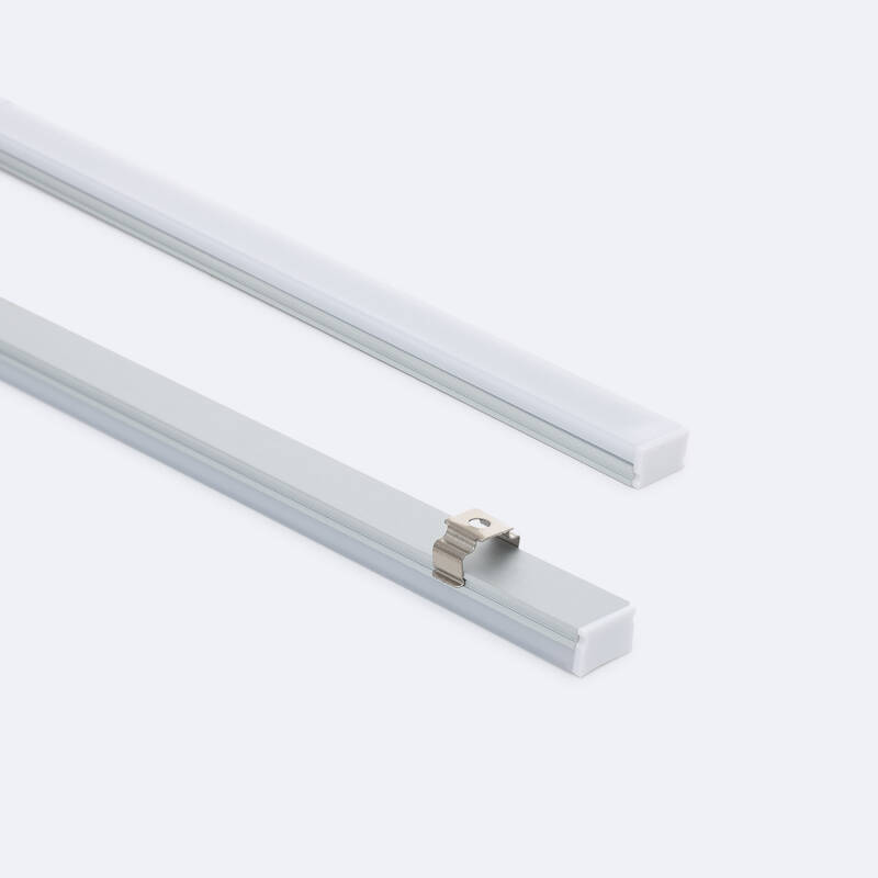 Imagen de Perfil Aluminio Superficie 2m para Tira LED hasta 8 mm