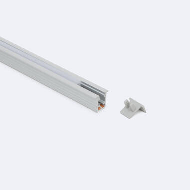 Perfil de Alumínio Encastrável 2m para Fita LED até 6 mm