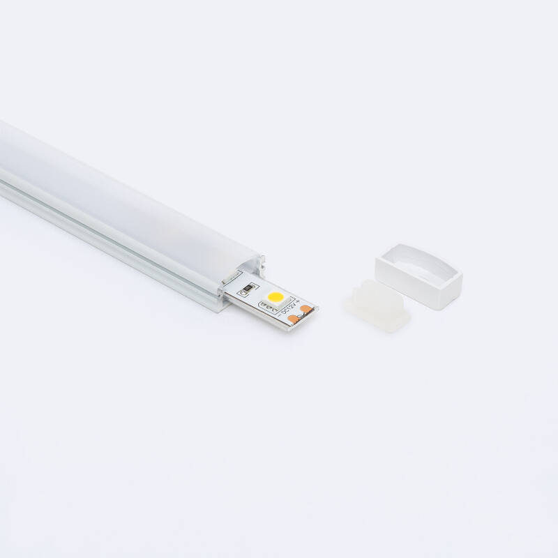 Imagen de Perfil de Aluminio Estanco IP65 Superficie 2m para Tira LED hasta 8 mm