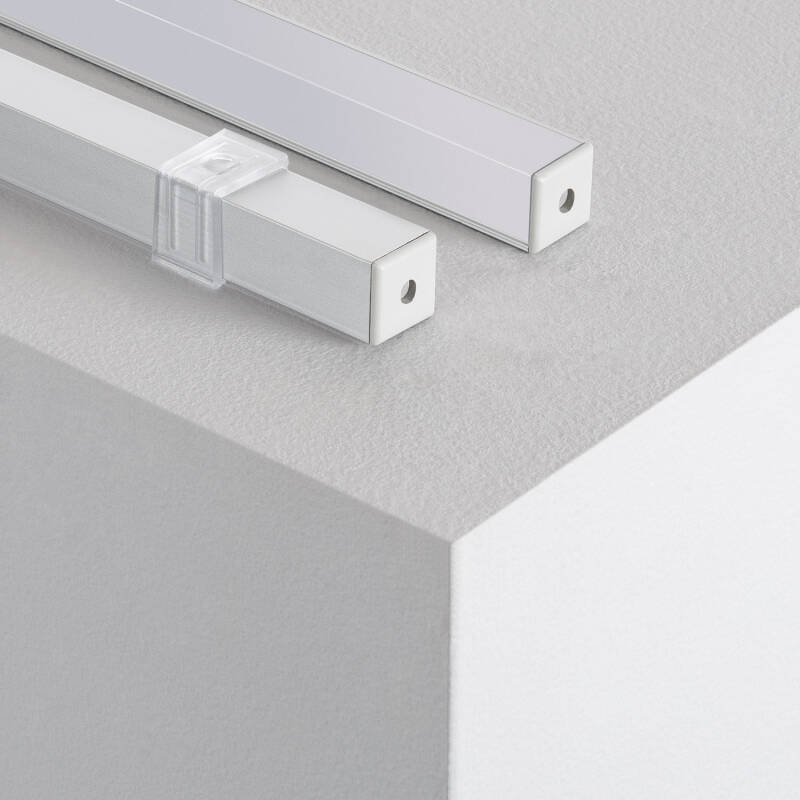 Imagem de Perfil de Alumínio Esquina Triangular 2m para Fita LED até 10mm