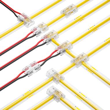 Conector Hipopótamo 9 em 1 para Fitas LED 12/24V DC SMD e COB IP20 Largura 5mm/8mm/10mm