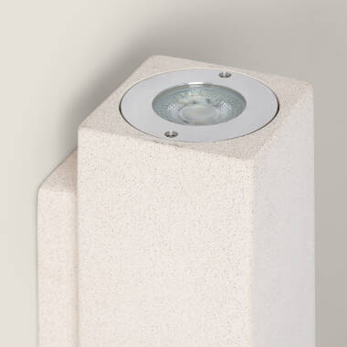 Imagem de Aplique de Parede Exterior Cimento Iluminação Dupla Cara Banjar Square
