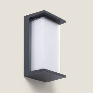 Imagen de Aplique de Pared Exterior LED 12W Aluminio CCT Seleccionable Doble Difusor Arelien Iridix