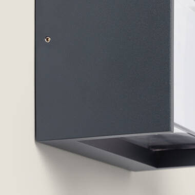 Imagen de Aplique de Pared Exterior LED 12W Aluminio CCT Seleccionable Doble Difusor Arelien Iridix