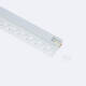Imagen de Perfil Aluminio Integración en Escayola/Pladur con Tapa Continua para Tiras LED hasta 8 mm
