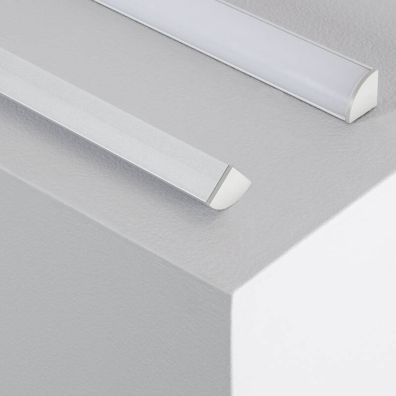 Imagen de Perfil de Aluminio Esquina Circular para Tira LED hasta 10 mm