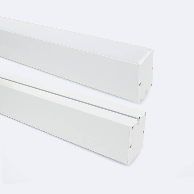 Imagem de Perfil de Alumínio Sixe Superfície e Suspenso com Cobertura Contínua Para Fita LED até 22 mm