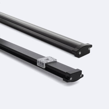 Perfil de Alumínio Estanque IP65 Encastrável 2m para Fita LED até 8 mm