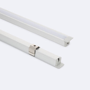 Perfil de Alumínio Esquina 30º Encastrável 2m para Fita LED até 6 mm