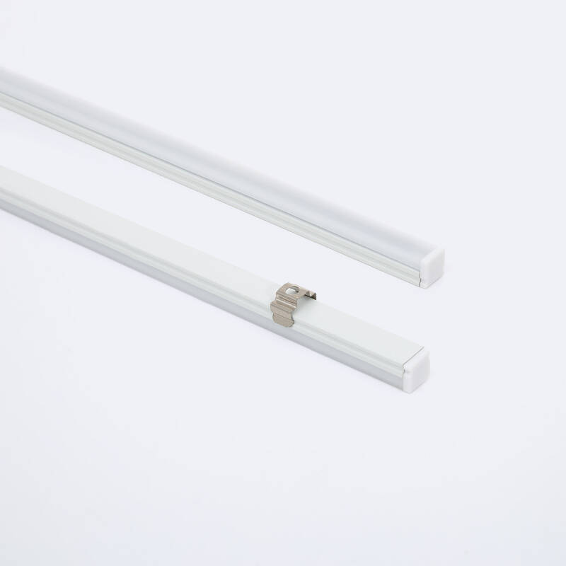 Imagem de Perfil de Alumínio Superfície 2m para Fita LED até 6 mm