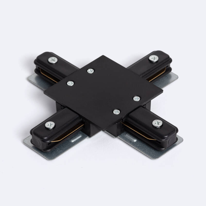 Imagen de Conector Tipo X para Carril Monofásico Empotrable Aluminio