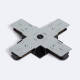 Imagen de Conector Tipo X para Carril Monofásico Empotrable Aluminio