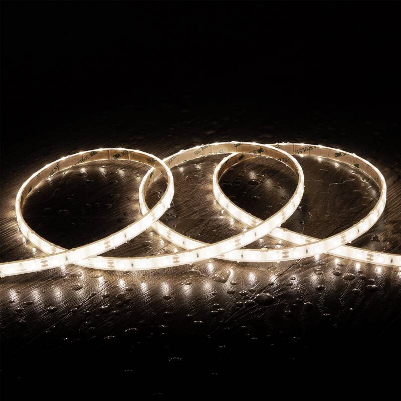 Imagen de Tira LED Regulable 220V SMD Autorectificada 120 LED/m 17W/m 2040lm/m SILICONE FLEX IC-2P Ancho 12mm Corte 10cm IP65 a Medida