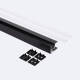 Imagen de Perfil de Aluminio para Estantería con Tapa Continua para Tira LED hasta 12 mm