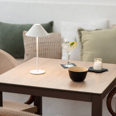 Imagen de Lámpara de Mesa LED Portátil para Exterior Metal con Batería USB Recargable Kivuli