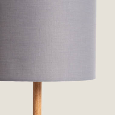 Imagen de Lámpara de Mesa Metal y Madera Silinda WiFi con Regulador