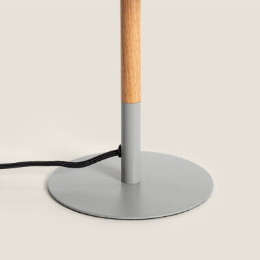 Imagen de Lámpara de Mesa Metal y Madera Silinda WiFi con Regulador