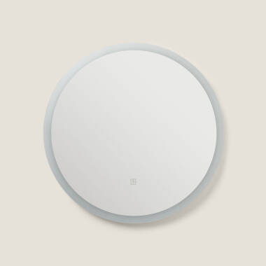 Espelho Casa de Banho com Luz LED e Anti-embaçante Ø60 cm Minna