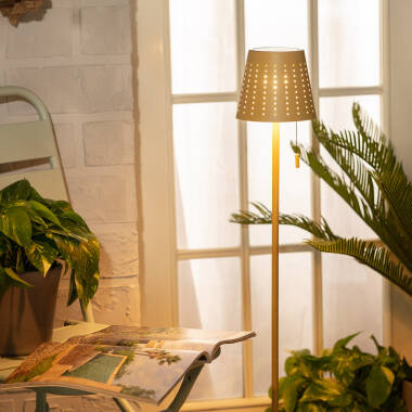 Imagen de Lámpara de Pie Solar Exterior LED 3W Metal Banate