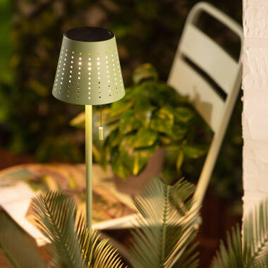 Imagen de Lámpara de Pie Solar Exterior LED 3W Metal Banate