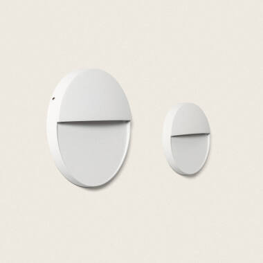 Imagem de Aplique de Parede Exterior LED 3W CCT Seleccionável Superfície Circular Jade