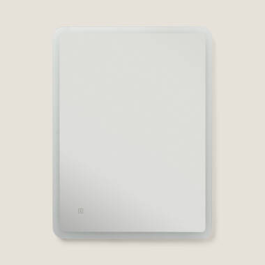 Espelho Casa de Banho com Luz LED e Anti-embaçante 80x60 cm Benin