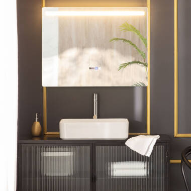Espelho Casa de Banho com Luz LED e Anti-embaçante 60x80 cm Big Benagil
