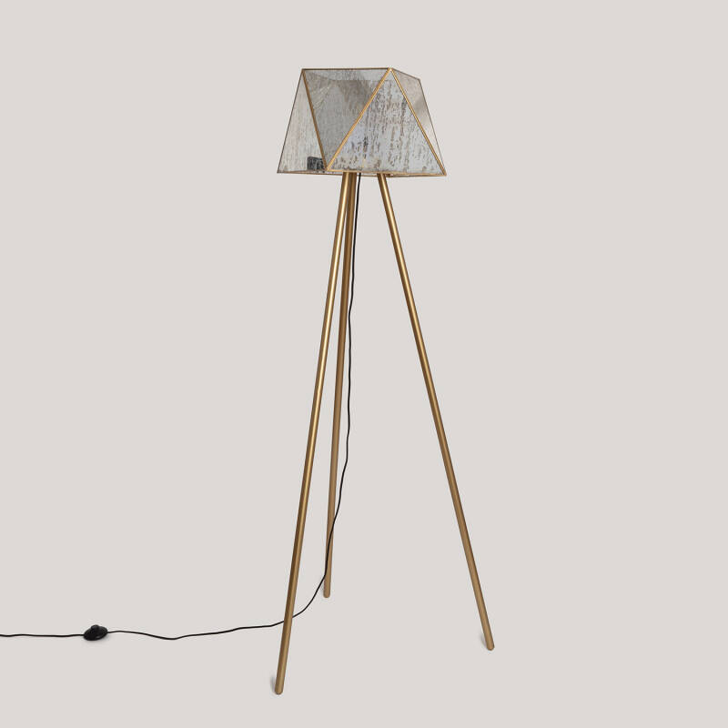 Imagen de Lámpara de Pie Metal Cristal Mattina ILUZZIA