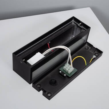 Imagen de Aplique de Pared Exterior LED 10W Aluminio Iluminación Doble Cara Rectangular Negro Lena