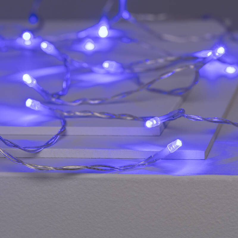 Imagen de Guirnalda Exterior Cable LED con Batería 5m Imagen de Guirnalda Exterior Cable LED con Batería 5m