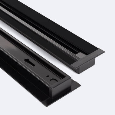 Imagen de Carril Monofásico Empotrable Aluminio para Focos LED 1 Metro