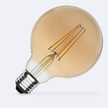 Lâmpada Filamento LED E27 8W 750 lm G95 Gold