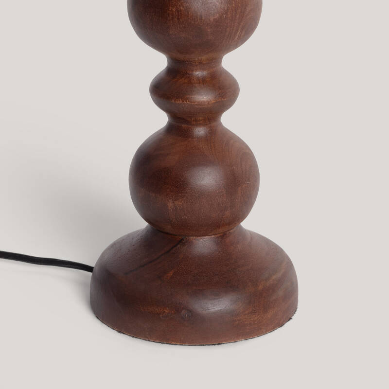 Imagen de Lámpara de Mesa Madera Stuvan