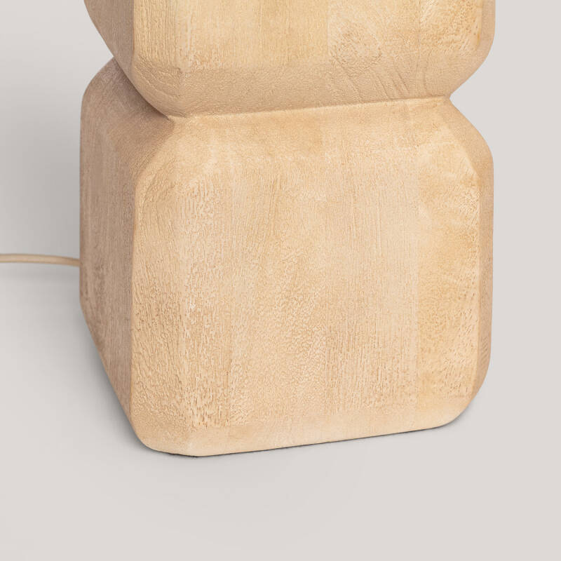 Imagem de Candeeiro de Mesa Madeira Akesh I