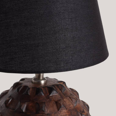 Imagen de Lámpara de Mesa Madera Samesh II ILUZZIA