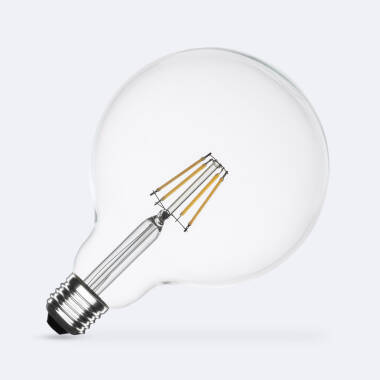 Lâmpada Filamento LED E27 6W 720 lm G125